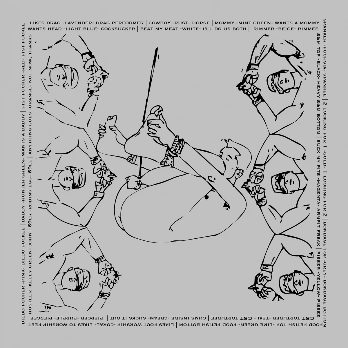 Hanky Code: queer printed hankies - Image 22